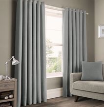 Curtains Gray 2Pcs 1.5M each + FREE SHEER